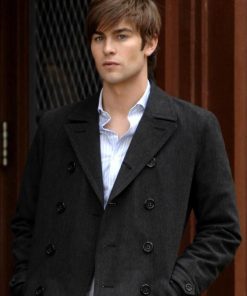 Gossip Girl Chace Crawford Nate Gray Wool Coat Buy now