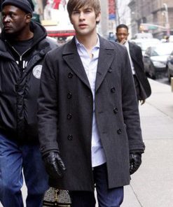 Gossip Girl Chace Crawford Nate Gray Wool Coat Shop now