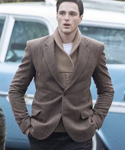 Jacob Elorbi Priscilla Vintage Brown Wool Blazer Free Shipping