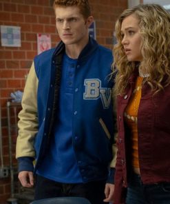 Jake Austin Walker Stargirl Wool Varsity Jacket (6)