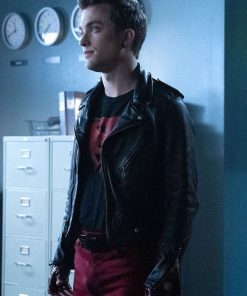 Jon Kent Superman & Lois Leather Biker Jacket Sale