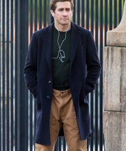 Road House Jake Gyllenhaal Blue Wool Coat