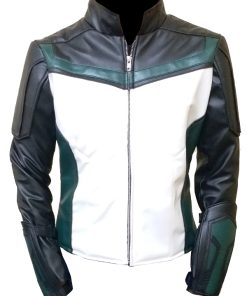 Superman 2025 Guy Gardener Green Lantern Leather Jacket Cosplay Costume