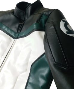 Superman 2025 Guy Gardener Green Lantern Leather Jacket Free Shipping Worldwide
