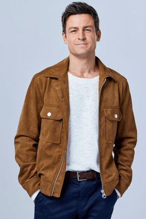 Tyler Hynes Suede Jacket