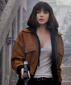 Ana De Armas Suede Jacket