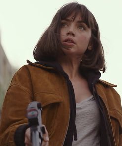 Ana De Armas Suede Jacket
