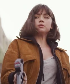 Ana De Armas Suede Jacket