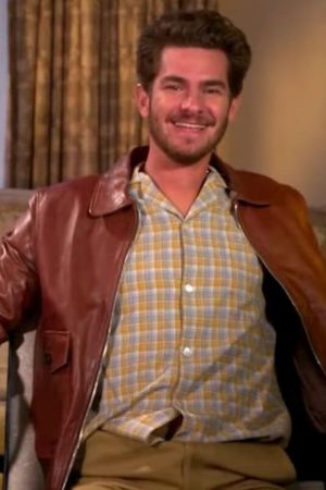 Andrew Garfield Brown Jacket