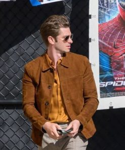Andrew Garfield Suede Jacket