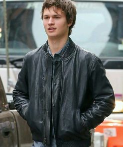 Ansel Elgort Bomber jacket