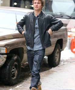 Ansel Elgort Bomber jacket