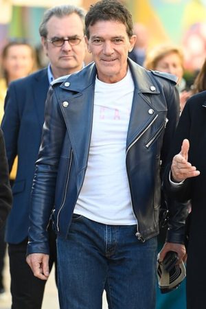 Antonio Banderas Blue Jacket