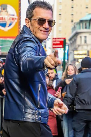 Antonio Banderas Blue Jacket