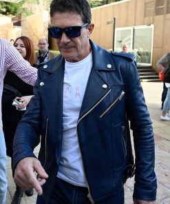 Antonio Banderas Blue Jacket