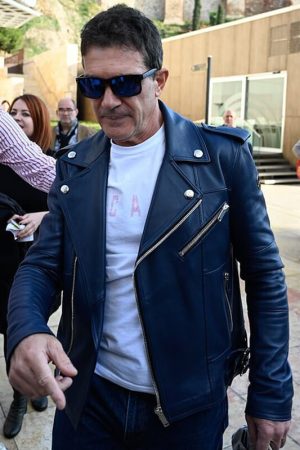 Antonio Banderas Blue Jacket