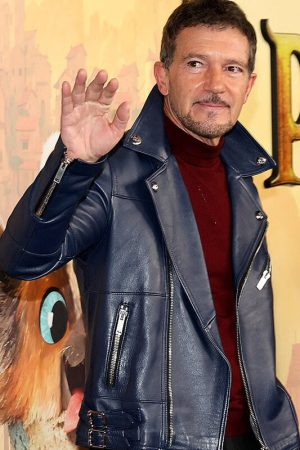 Antonio Banderas Blue Jacket