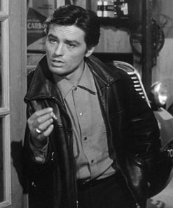 Alain Delon Leather Jacket
