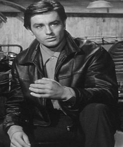 Alain Delon Leather Jacket