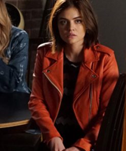 Aria Montgomery Orange Jacket