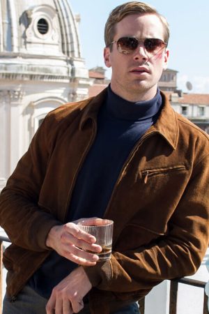 Armie Hammer Suede Jacket