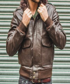G1 Flight Brown Leather Jacket