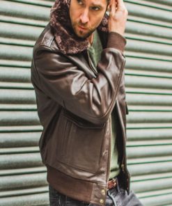 G1 Flight Brown Leather Jacket