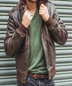 G1 Flight Brown Leather Jacket