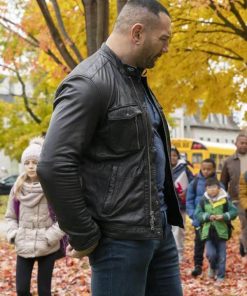 Dave Bautista Black Jacket