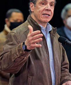 Andrew Cuomo Leather Jacket