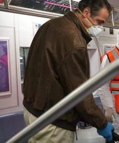 Andrew Cuomo Leather Jacket