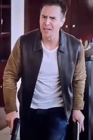 Sam Rockwell Leather Jacket