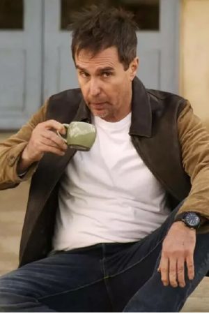 Sam Rockwell Leather Jacket
