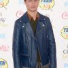 Ansel Elgort Blue Jacket