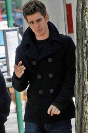 Andrew Garfield Wool Coat