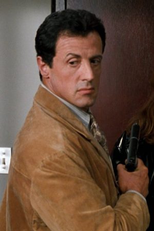 Assassins 1995 Sylvester Stallone Suede Leather Coat Black Friday Sale