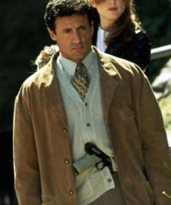 Assassins 1995 Sylvester Stallone Suede Leather Coat Sale