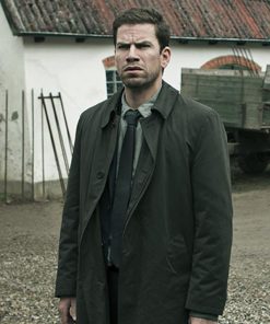 Dept. Q Nikolaj Lie Kaas Brown Cotton Coat Shop now