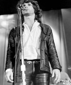 Jim Morrison Vintage Classic Leather Jacket Gifts For Him