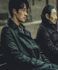 Mercy for None So Ji-Sub Black Leather Coat Black Friday Sale
