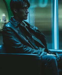 Mercy for None So Ji-Sub Black Leather Coat Sale