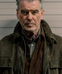 Pierce Brosnan MobLand Classic Suede Jacket Shop now