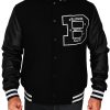 BBC Black Varsity Jacket
