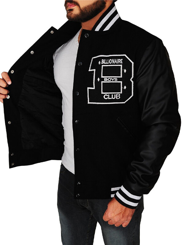 BBC Black Varsity Jacket