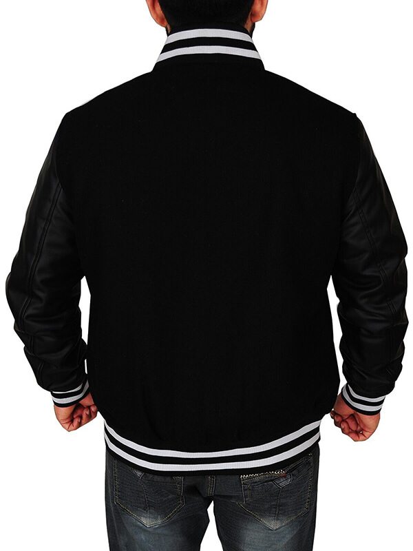 BBC Black Varsity Jacket