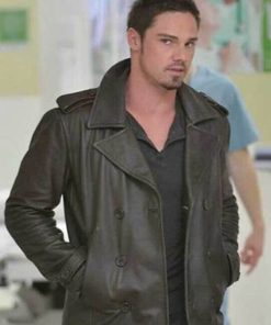 Jay Ryan Brown Leather Jacket