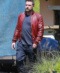 Ben Affleck Red Jacket