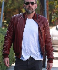 Ben Affleck Red Jacket