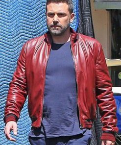 Ben Affleck Red Jacket