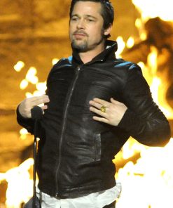 Brad Pitt Black Jacket
